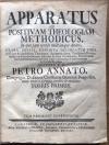 Annato, Apparatus Ad Positivam Theologiam Methodicus