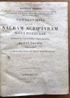 Tobenz, Commentarius in sacram scripturam